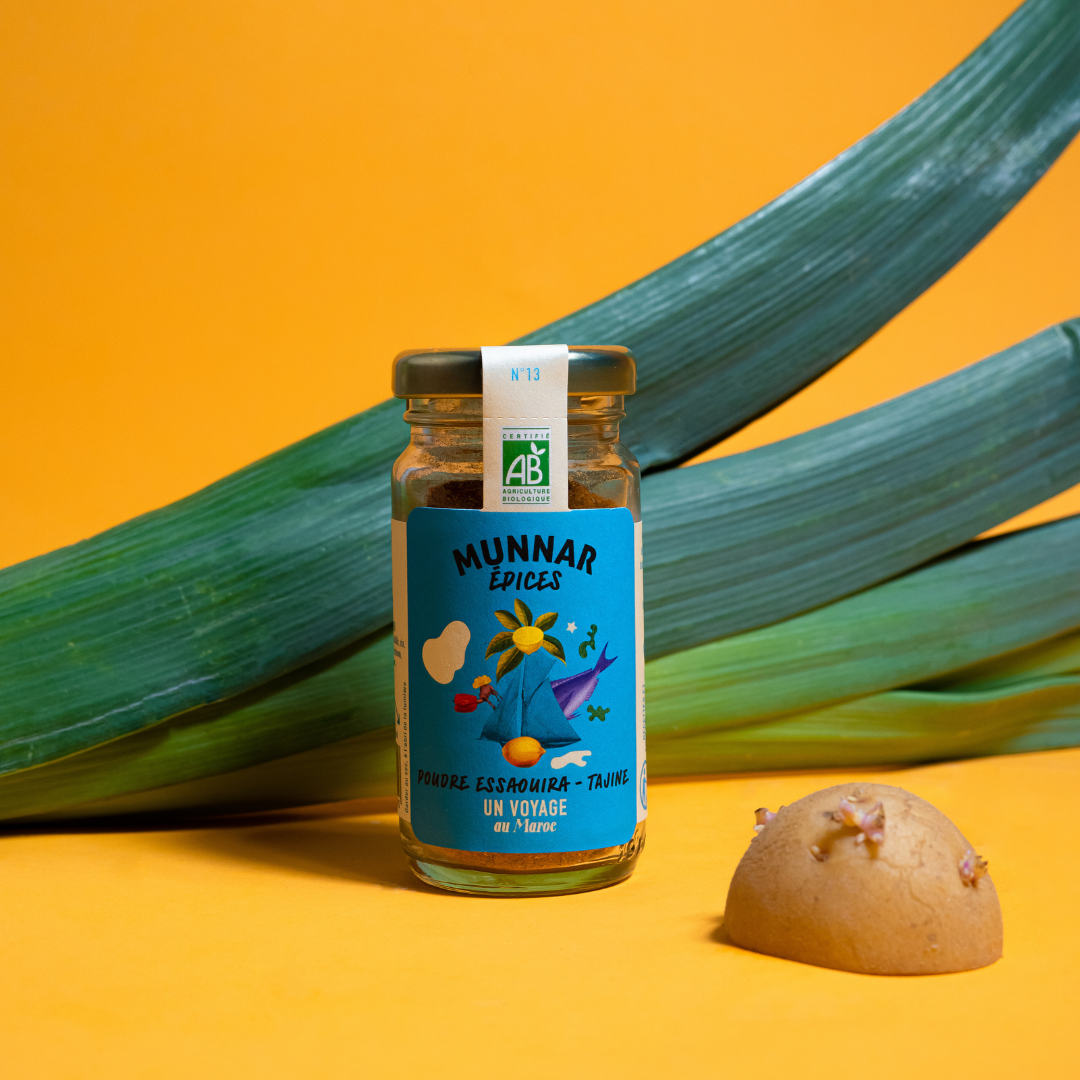 Munnar Épices - bio - poudre tajine - mélange d'épices - maroc - direct producteur