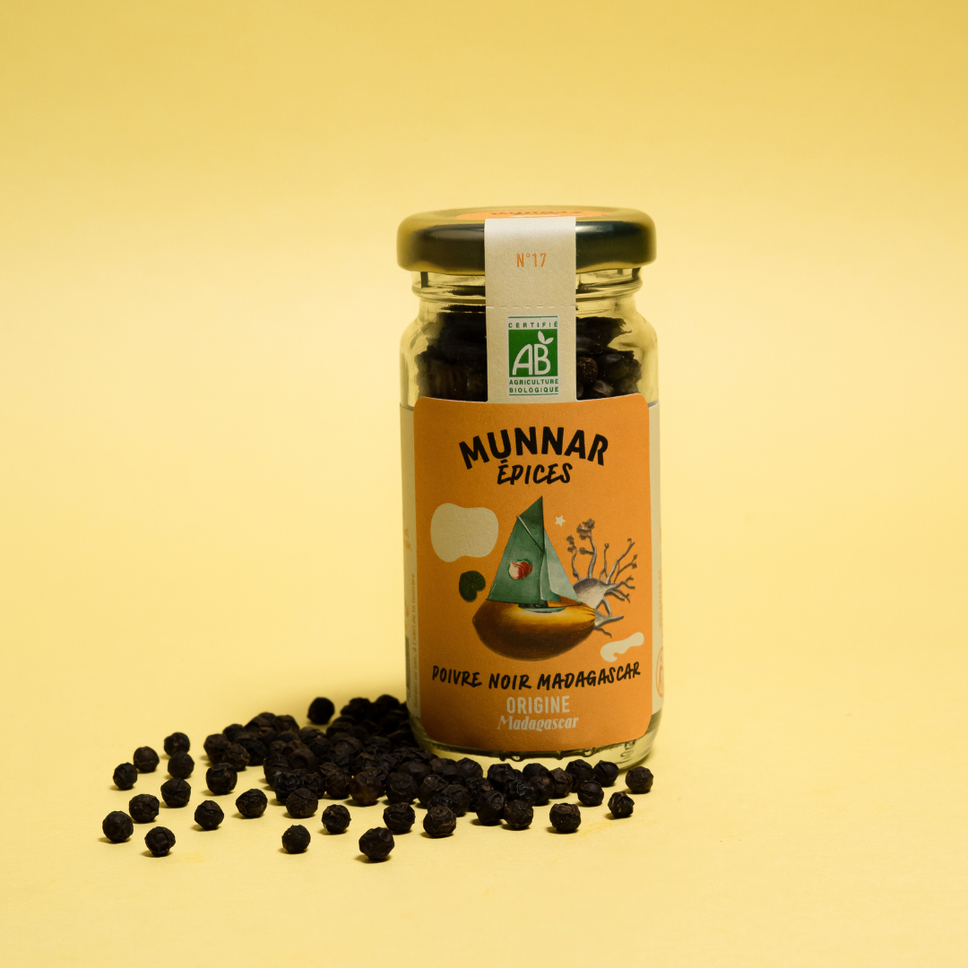 Munnar Épices - bio - poivre noir - origine - Madagascar - direct producteur