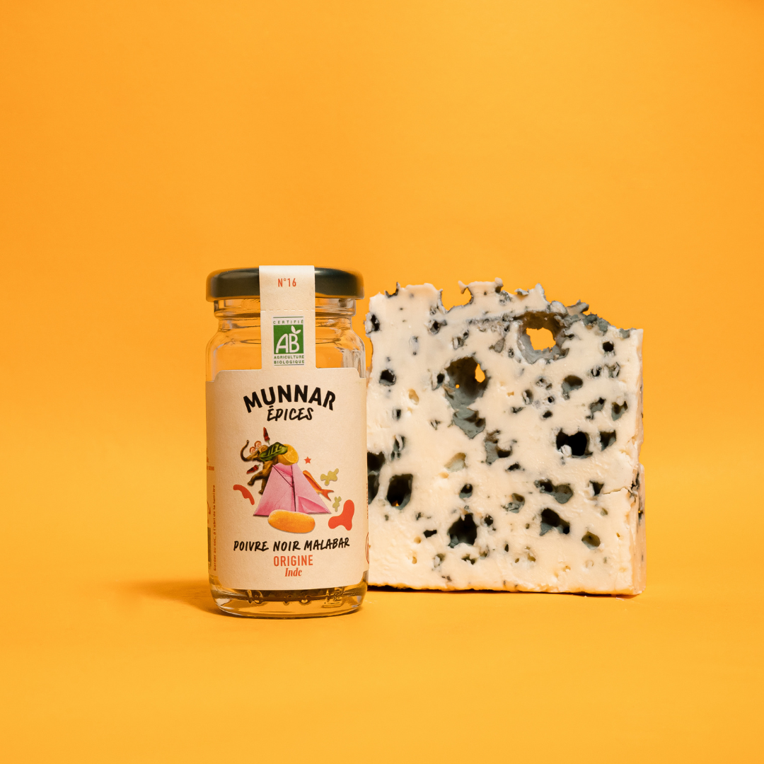Munnar Épices - poivre noir malabar - bio - direct producteur