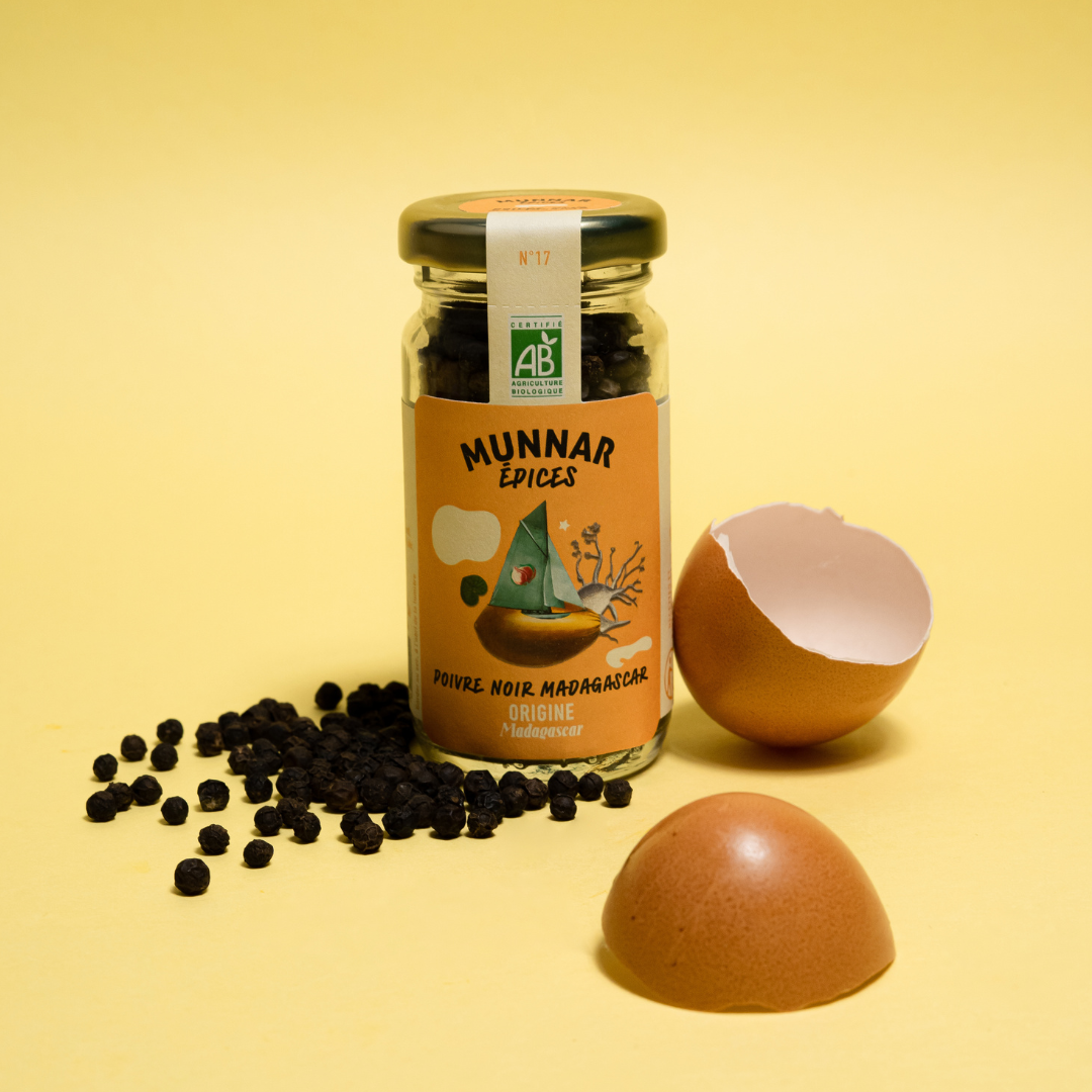 Munnar Épices - bio - poivre noir - origine - Madagascar - direct producteur