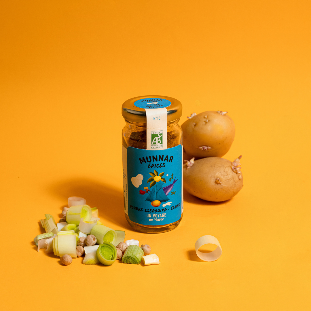 Munnar Épices - bio - poudre tajine - mélange d'épices - maroc - direct producteur